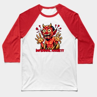 Anxiety devil Baseball T-Shirt